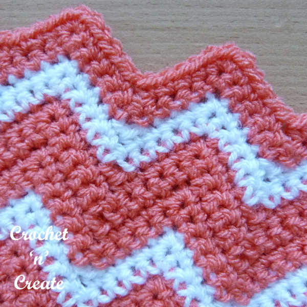 Crochet Ripple Stitch Pictorial Free Instructions - Crochet 'n' Create