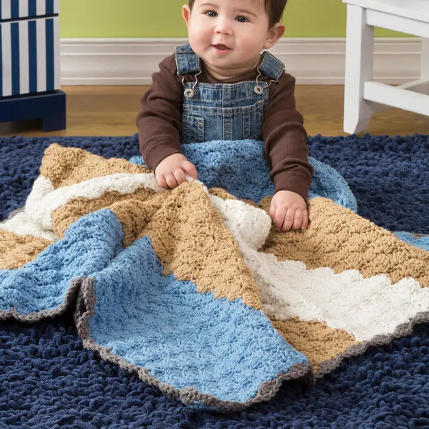 baby shells blanket