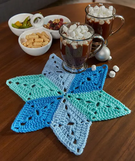 Star table doily