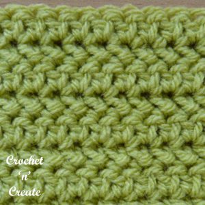 herringbone half double crochet pictorial
