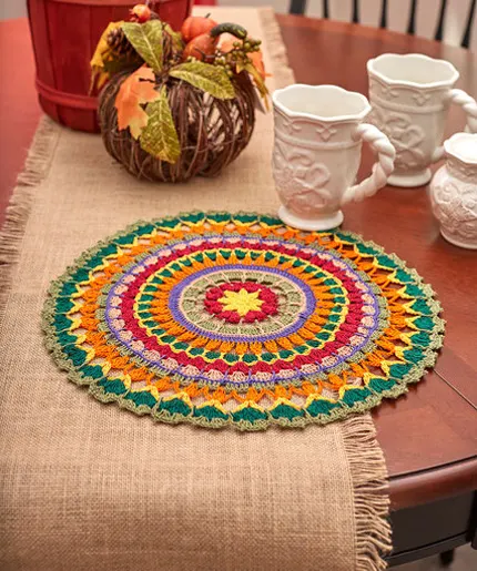 mandala doily