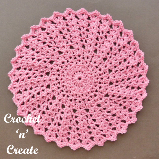 shell doily