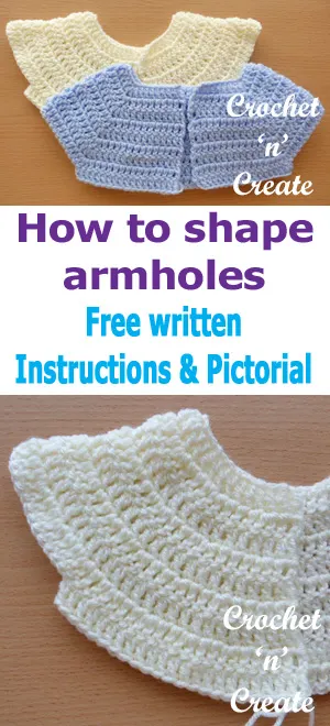 how to shape armholes