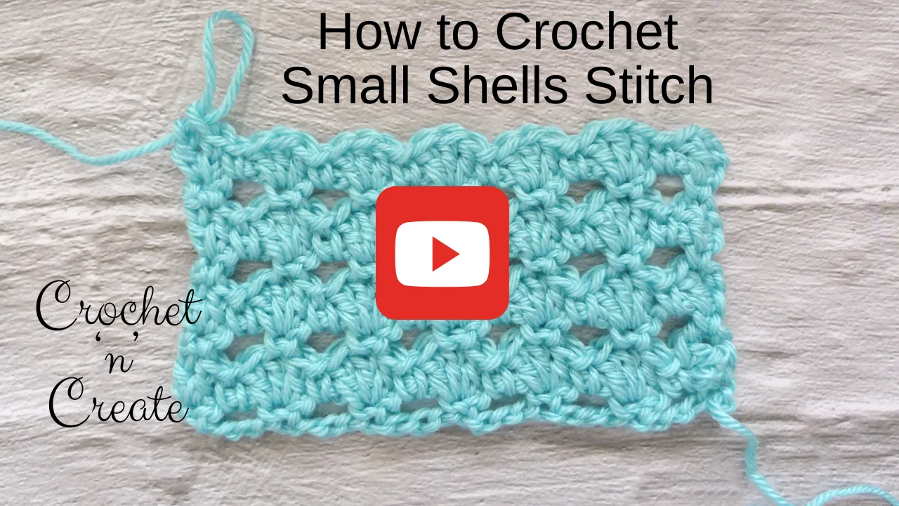 Crochet Small Shells Stitch video