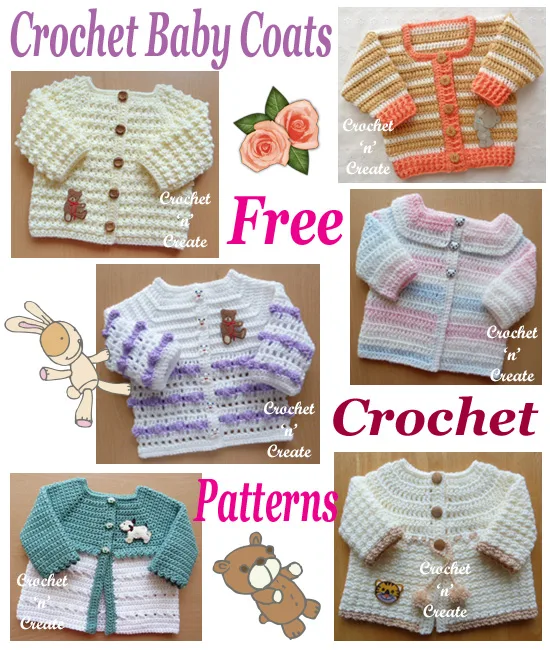 crochet baby coats