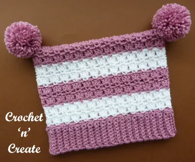 square hat pink