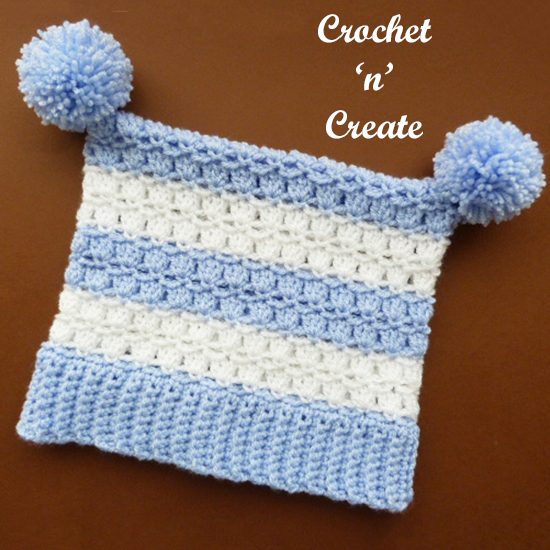 Crochet Square Hat Free Crochet Pattern on Crochet 'n' Create