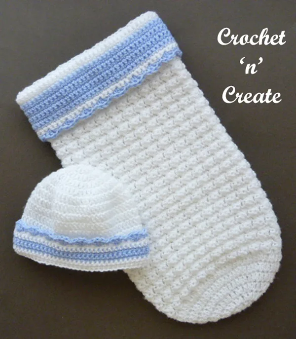 Baby Tommys crochet snooze cozy-hat