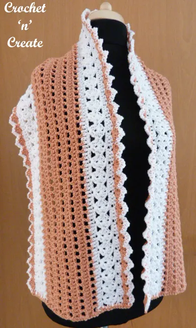 shoulder crochet evening wrap