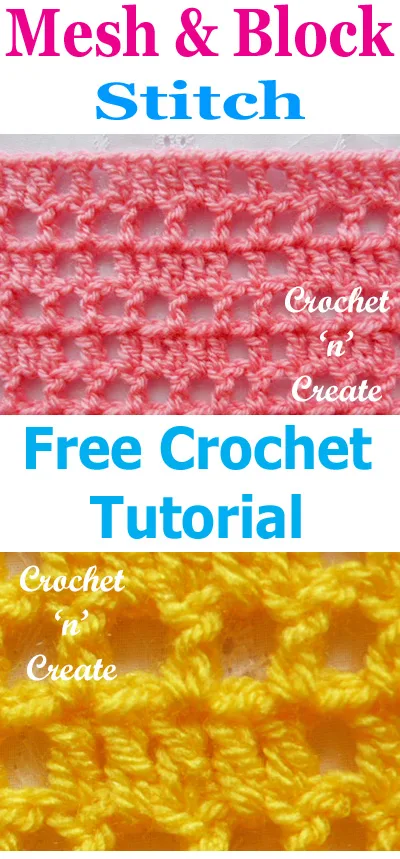 block mesh crochet stitch