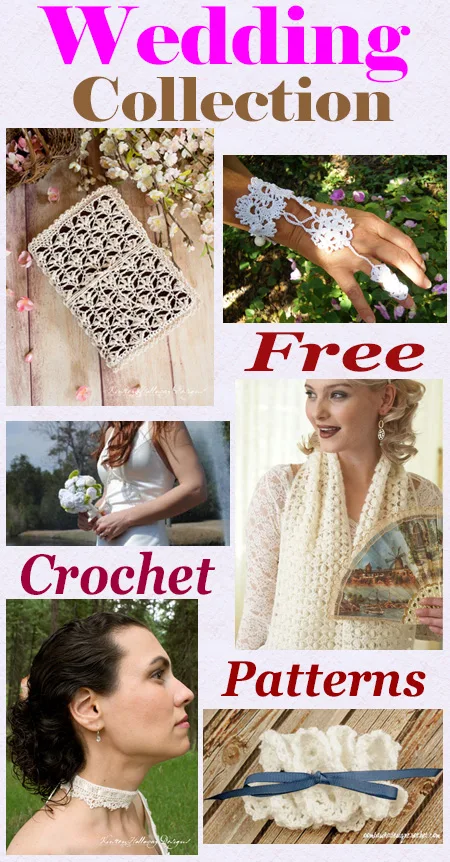 free wedding collection crochet patterns