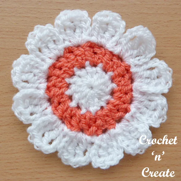 crochet flower applique uk