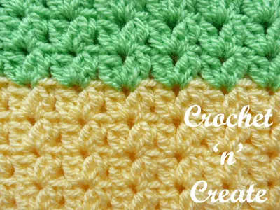 Crochet grocery tote bag stitch