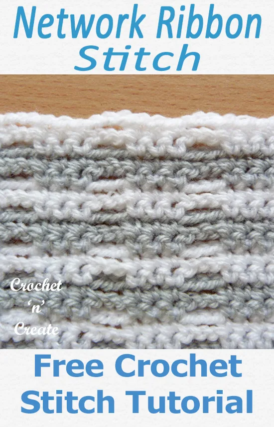 Network Ribbon Free Crochet Tutorial