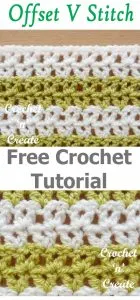 Crochet Offset V Stitch Free Tutorial