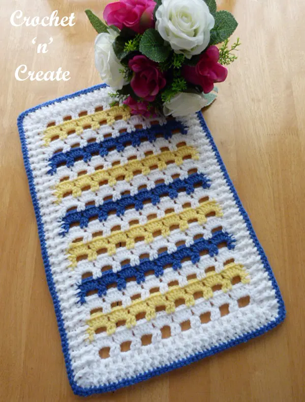 crochet table mat