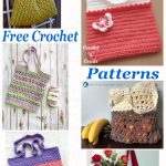 Free crochet pattern tote bag roundup