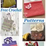 Free crochet pattern tote bag roundup