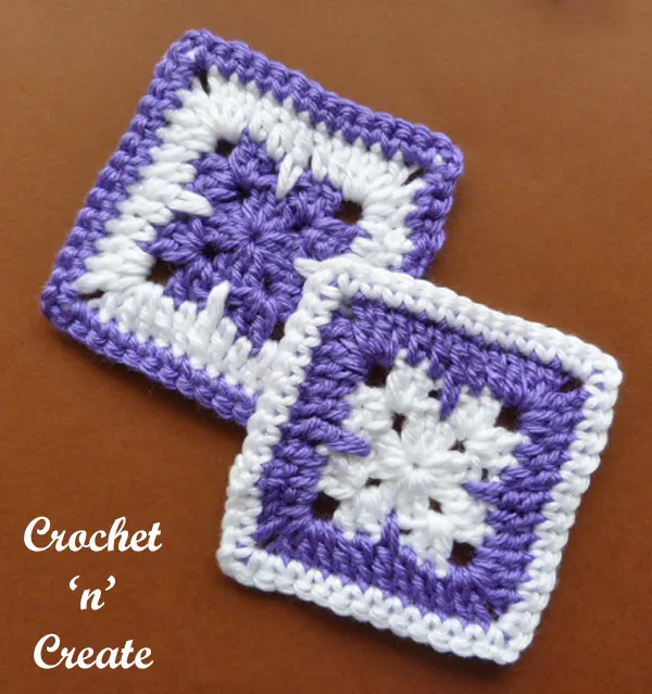 Free crochet pattern-blanket square