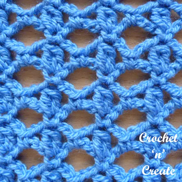 crochet cluster and lace