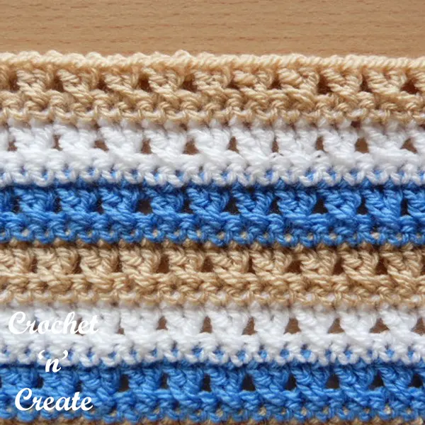 Free crochet tutorial-cross stitch