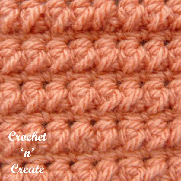 Single crochet puff stitch