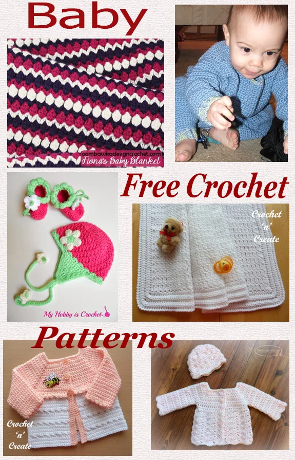 Free crochet pattern roundup-oh baby