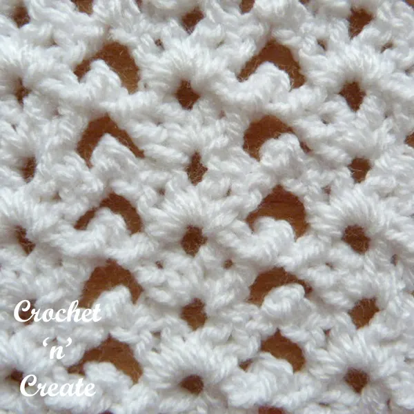 Free crochet chirpy picots tutorial