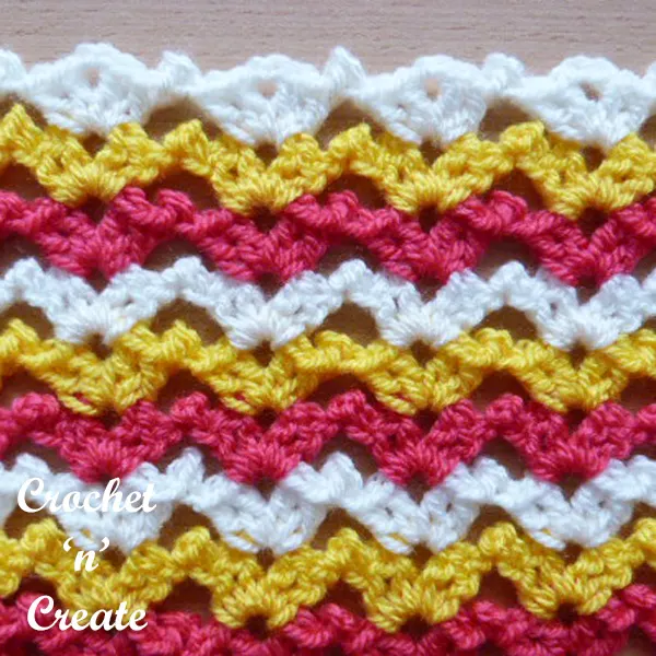 Free crochet stitch tutorial chirpy picots