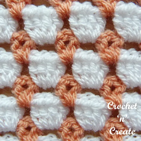 Free crochet floating boxes stitch tutorial