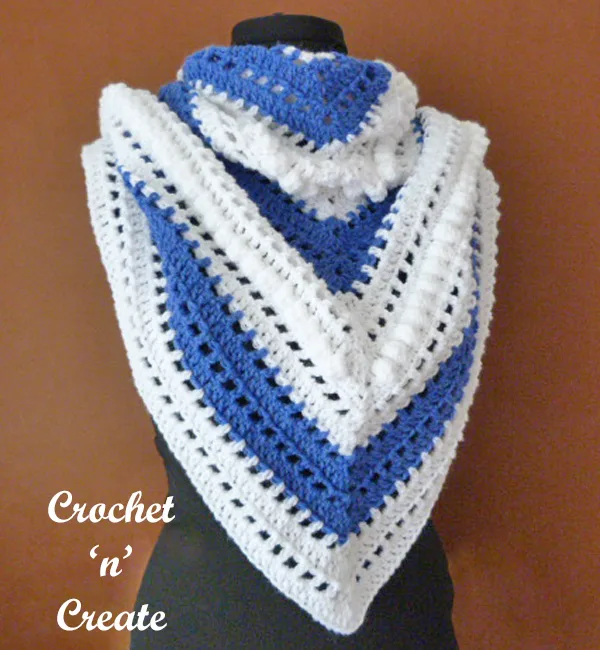 Free crochet pattern-juliette shawl