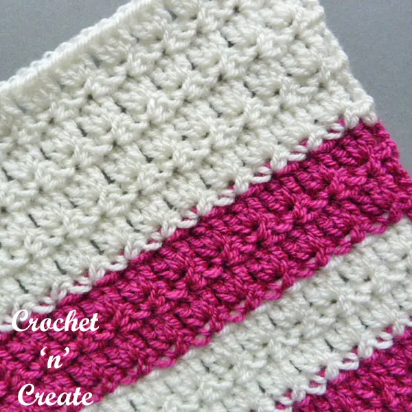 Free crochet stitch-primrose stitch