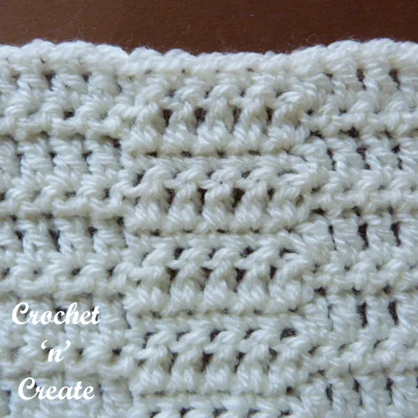 Free crochet wave stitch tutorial