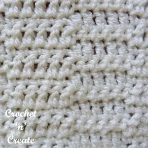 crochet wave stitch free tutorial