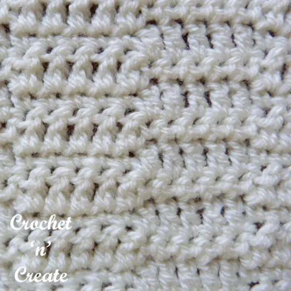 crochet wave stitch free tutorial