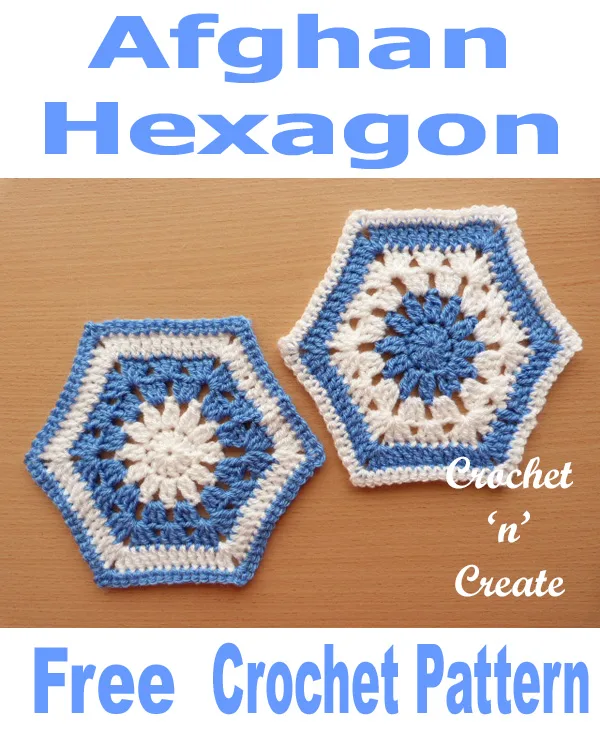 Free crochet pattern afghan hexagon UK