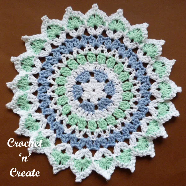 green doily