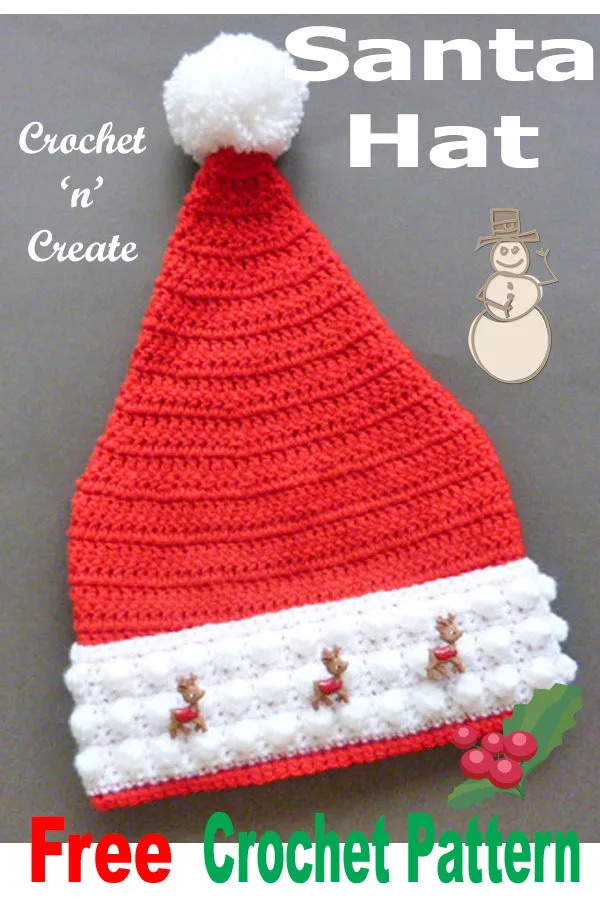 Santa hat uk free crochet pattern