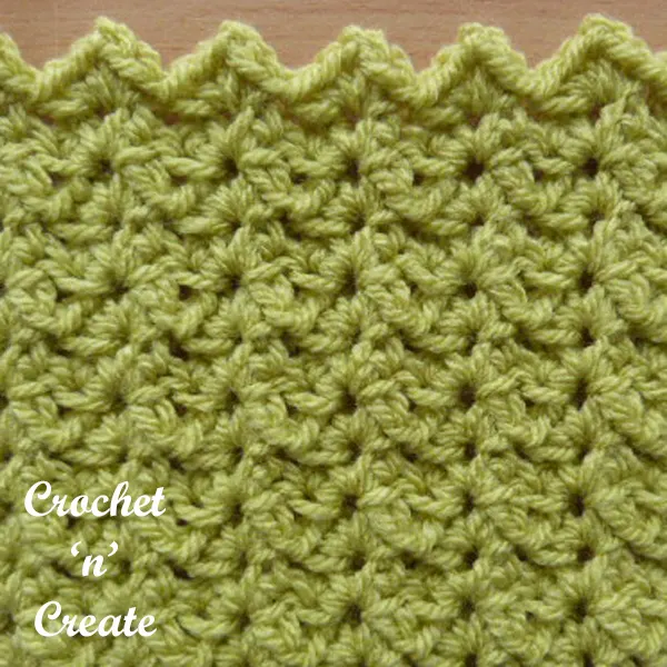 Crochet sprig stitch free tutorial