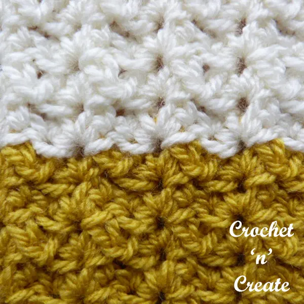 Sprig stitch free crochet stitch tutorial