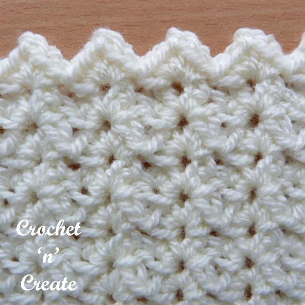 Free crochet sprig stitch tutorial