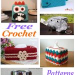 Free crochet pattern roundup tissue box covers