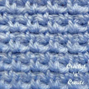 Free crochet woven stitch tutorial