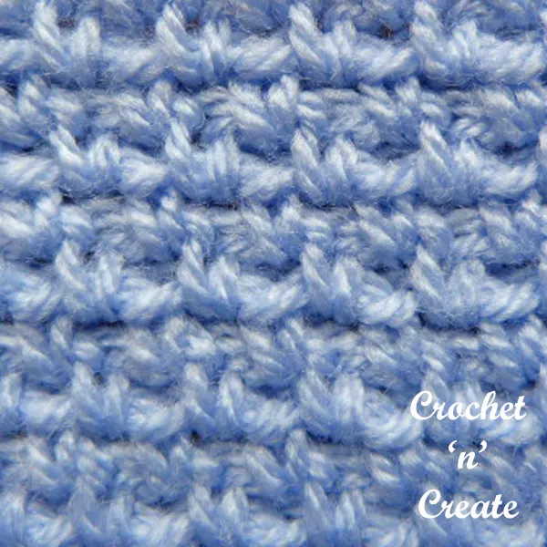 Free crochet woven stitch tutorial