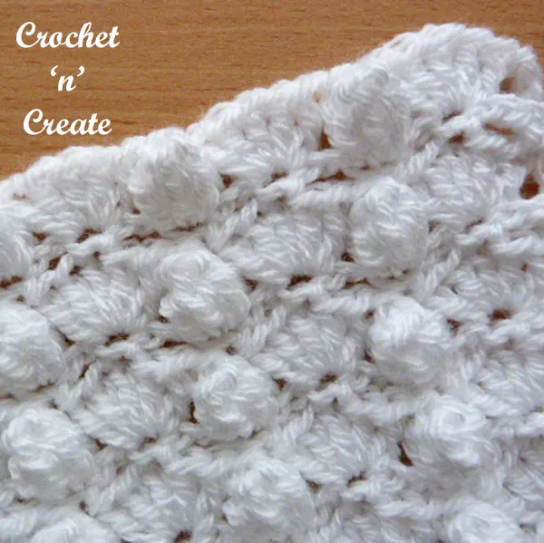 crochet groups and popcorns stitch tutorial