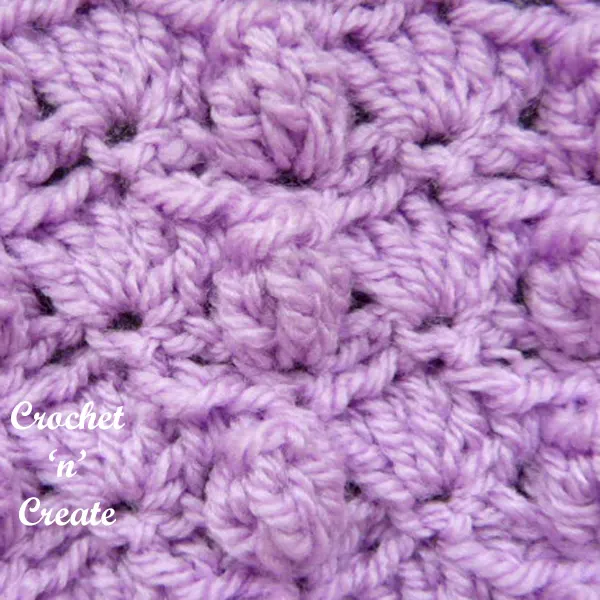 Crochet groups and popcorns tutorial