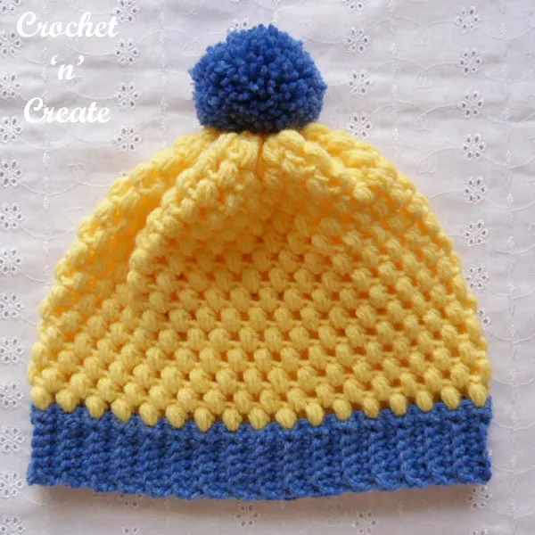 honeycomb beanie crochet pattern