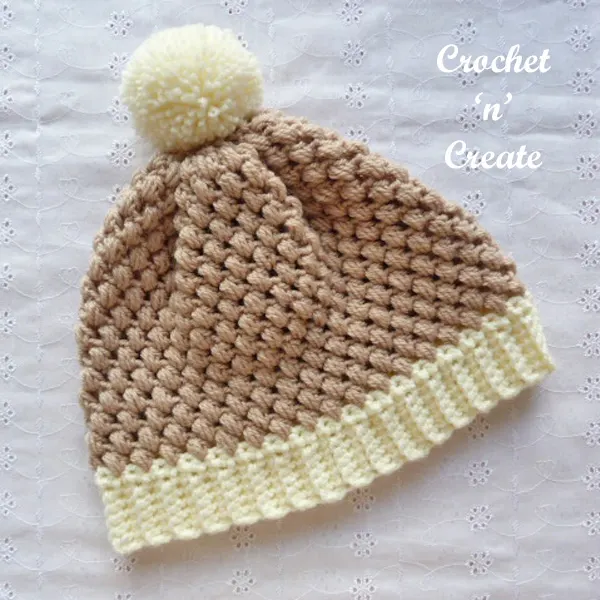 Free crochet pattern honeycomb beanie uk