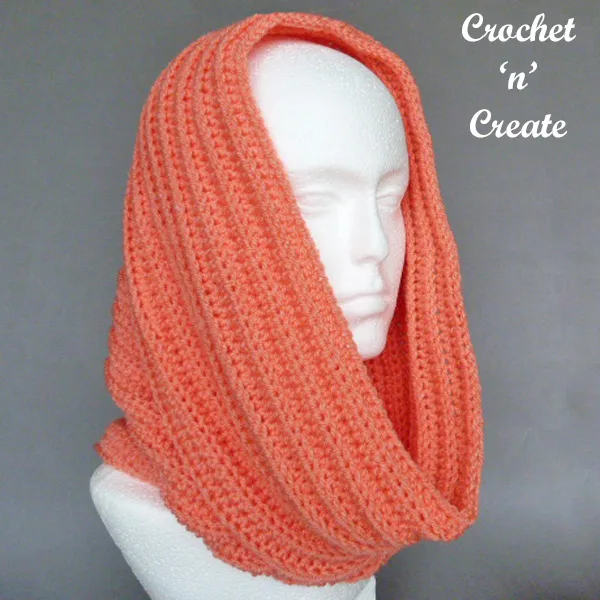 Free crochet pattern ribbed hooded cowl uk