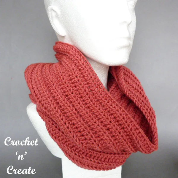 crochet ribbed hooded cowl pattern